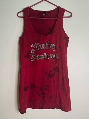 Harley-Davidson Women's Rhinestone Tank Dress (M)